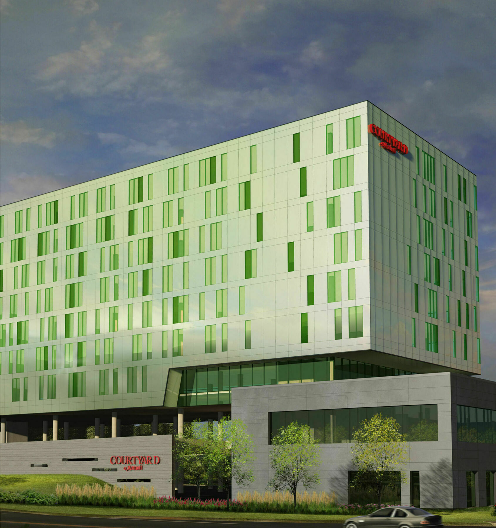 Courtyard By Marriott Quebec City Hotell Exteriör bild